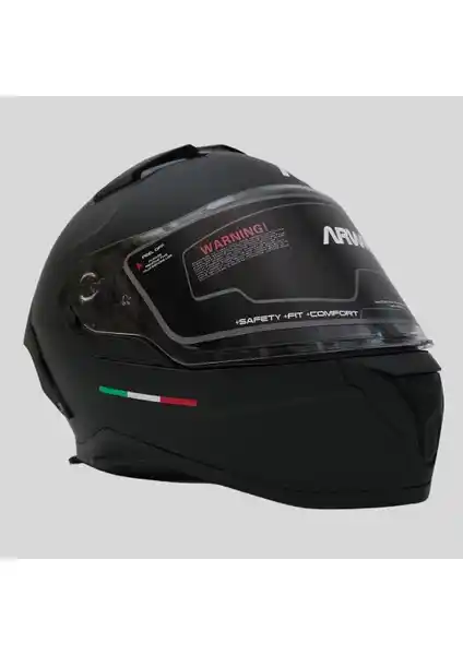 Arwic Mat Kapalı Full Face Motosiklet Kaskı – Güvenlik ve Konforun Mükemmel Birleşimi