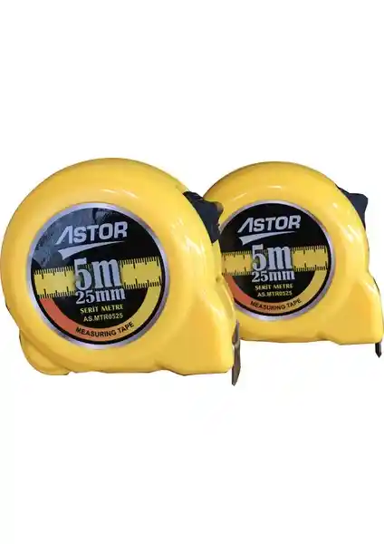 Astor 5X25Mm Şerit Metre: Dayanıklı ve Hassas Ölçüm Sağlayan Profesyonel Alet