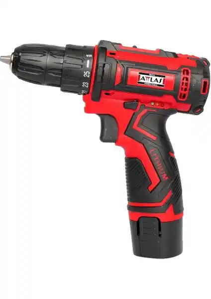 Attlas Eco 12V Çift Akülü Matkap: Hafif ve Güçlü Tasarımıyla Ev ve Hafif Profesyonel Kullanımlar İçin