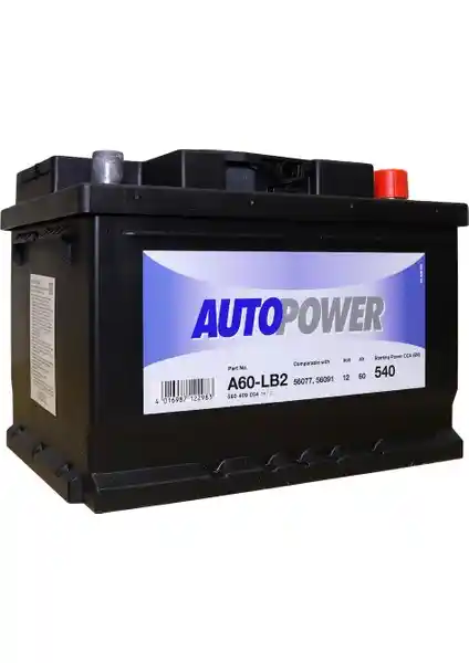 Auto Power Autopower 12 V 60 Ah Varta Akü: Güçlü ve Güvenilir Otomobil Aküsü