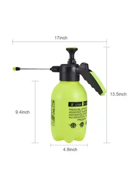 Baco 2 Litre Basınçlı Püskürtücü Pompa Bahçe ve Bitki Bakımı İçin Uygun Çözüm