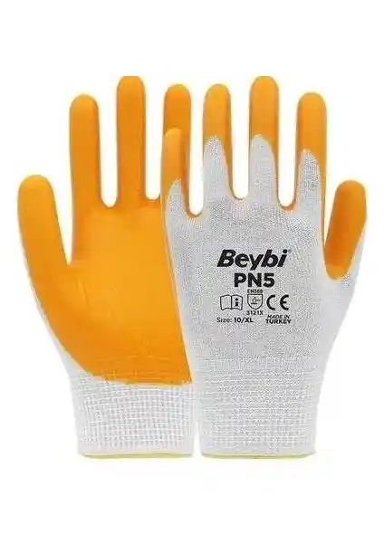 Beybi Pn5 Nitril Kaplı Polyester İş Eldiveni: Güvenlik ve Konfor İçin Uygun Seçenek