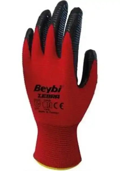 Beybi Zebra Nitril Kaplama Örme Eldiven: Güçlü ve Güvenilir İş Güvenliği Çözümü