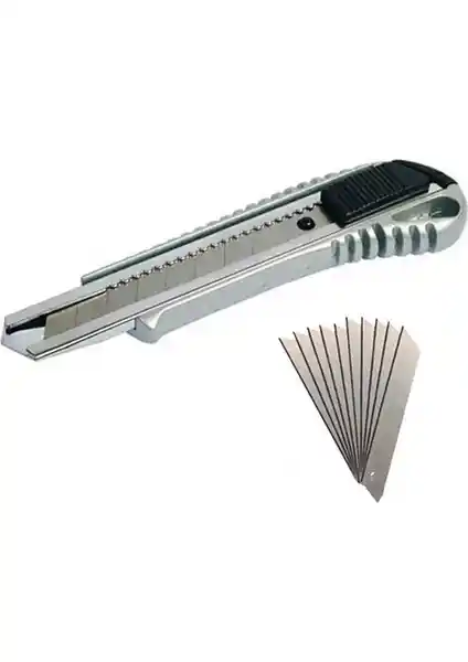 BKS Tools Metal Maket Bıçağı ve Yedek Bıçak Seti: Dayanıklı ve Pratik Kesici Çözüm