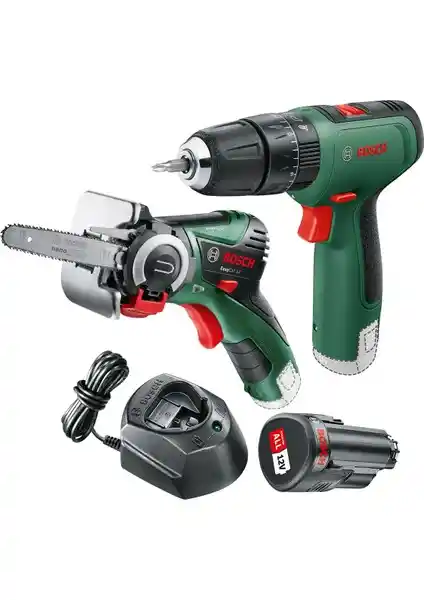 Bosch 1200 EasyImpact Darbeli Matkap ve EasyCut 12 Solo Testere Seti Detayları ve Kullanım Alanları