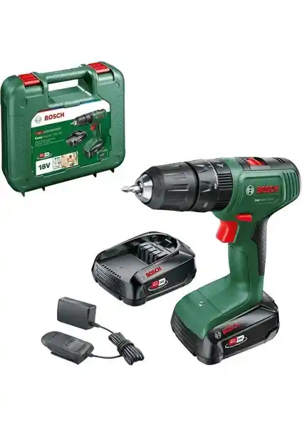Bosch EasyImpact 18V-40 Çift Akülü Kablosuz Darbeli Matkap ve Vidalama Cihazı