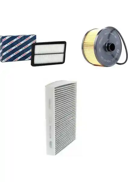 Bosch Filtre Bakım Seti Nissan Qashqai 1.2 DIG-T 115 Beygir için Kalite ve Güvenilirlik