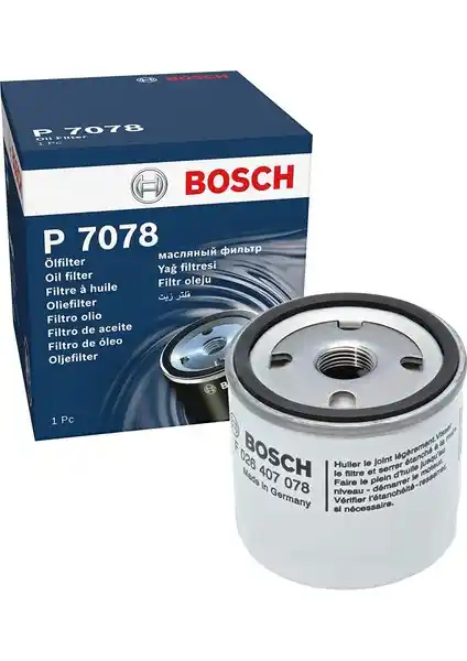 Bosch Ford Fiesta ve Focus 1.4-1.6 Benzinli Yağ Filtresi: Motor Sağlığı ve Performans İçin Güvenilir Seçenek