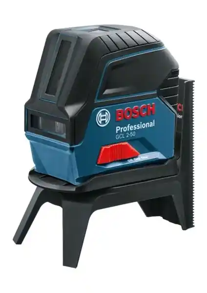 Bosch GCL 2-50 + LR 6 Profesyonel Çapraz ve Nokta Lazer Seti İnşaat ve İç Mekan Hizalama
