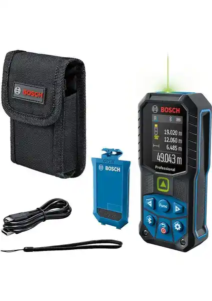 Bosch GLM 50-27 CG Profesyonel Yeşil Lazerli Uzaklık Ölçer İnşaat ve Mimarlık İçin