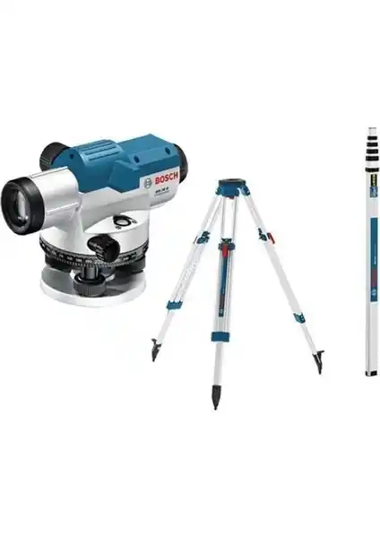 Bosch GOL 20 D Optik Hizalama ve Nivo Sistemi Profesyonel Kullanım İçin Güvenilir Çözüm