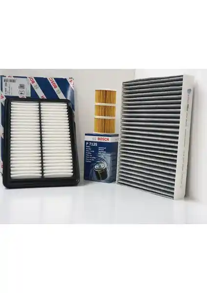 Bosch Nissan Qashqai 1.6 DCI Filtre Bakım Seti 2014-2017 Model Uyumlu ve Kaliteli
