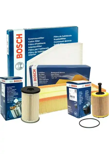 Bosch Opel Astra H 1.3 Cdti Filtre Bakım Seti: Orijinal Kalite ve Uyumlu Filtreler