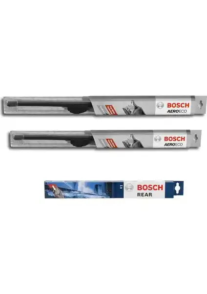 Bosch Toyota Auris İçin Güçlü ve Güvenilir Ön ve Arka Silecek Seti 2007-2012