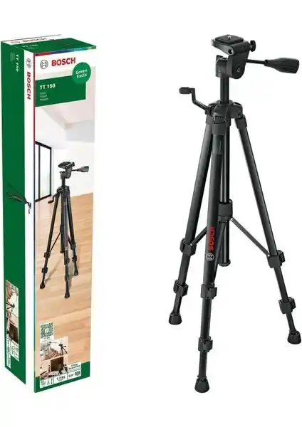 Bosch Tt 150 Tripod 1600A03082: Dayanıklı ve Hassas Profesyonel Tripod Çalışma Yüksekliği 55-157 cm