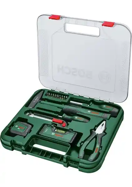 Bosch Universal 17 Parça Çok Amaçlı El Aleti Seti: Dayanıklı ve Ergonomik Tasarım