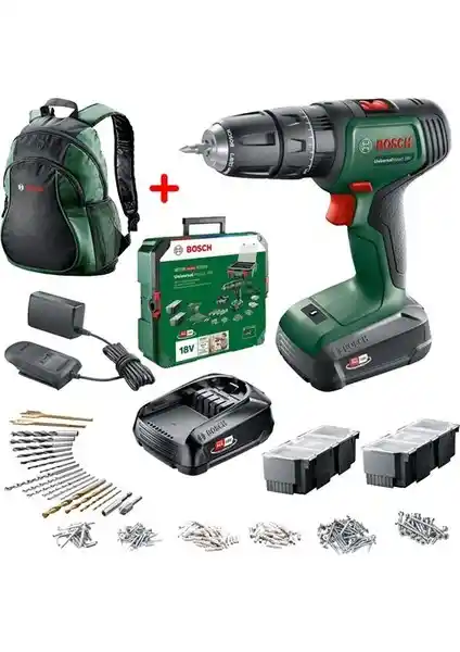 Bosch UniversalImpact 18V Akülü Darbeli Matkap: Çok Yönlü ve Güçlü Performans