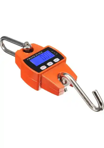 Brader Mini Taşınabilir LCD Dijital Elektronik Vinç Tartısı Yük Ölçüm Cihazı 300 Kg Kapasiteli