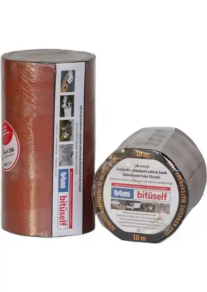 BtM Bitüself Star Kırmızı Yalıtım Bandı: Dayanıklı ve Çok Yönlü Su İzolasyon Çözümü