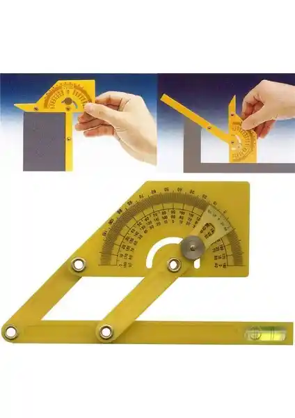 BTS12101 Açı Ölçer 0-180 Derece: Profesyonel ve Dayanıklı Ölçüm Aracı