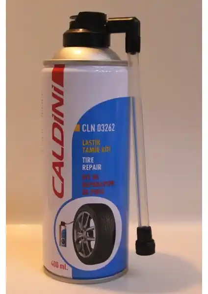 Caldini Lastik Tamir Kiti 400ML - Güvenilir ve Pratik Araç Lastik Onarımı Çözümü