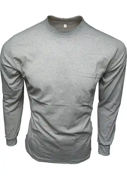 Çamdalı İş Elbiseleri Bisiklet Yaka Gri Uzun Kollu Sweatshirt Detayları ve Kullanım Avantajları