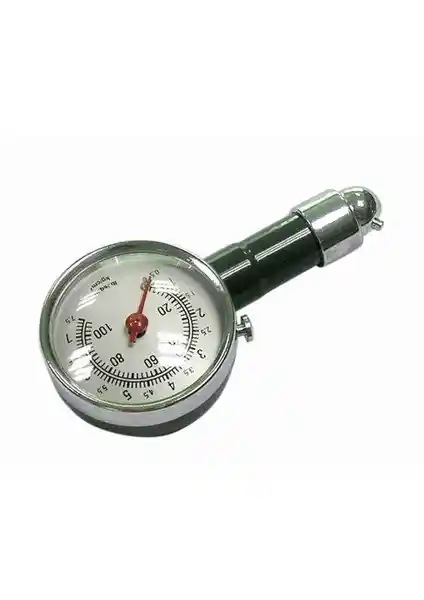 Carub Çelik Gövde Hava Ölçme Saati 100 PSI Lastik Basıncı Ölçüm Cihazı