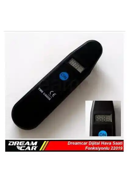 Carub Dreamcar Dijital Hava Saati 22019 - Güvenilir ve Pratik Lastik Basıncı Ölçüm Cihazı