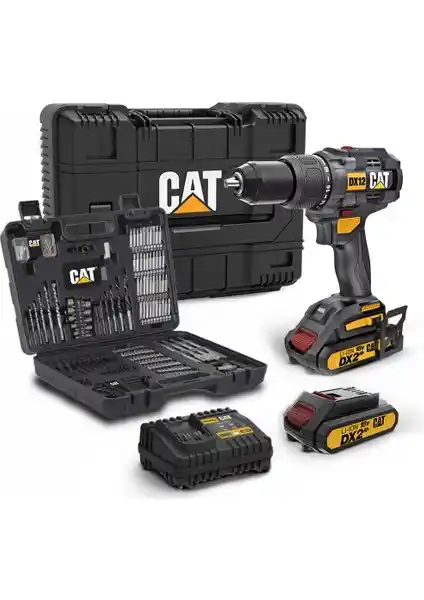 Caterpillar CAT DX12SET Profesyonel Güç ve Dayanıklılık Sunan Çok Yönlü Matkap