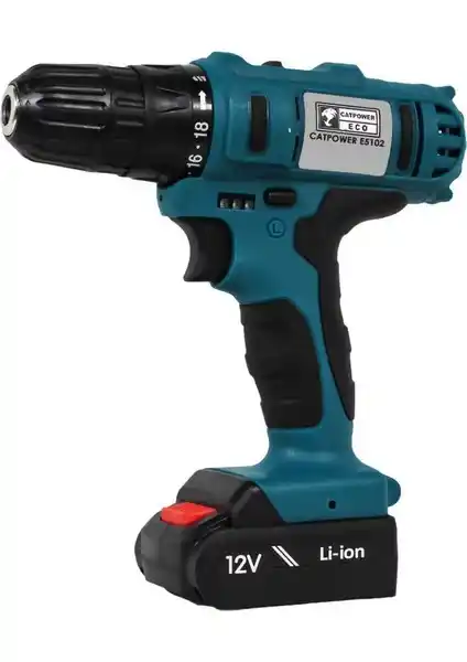 CATPOWER E5102 Akülü Vidalama: Güçlü Performans ve Kullanım Kolaylığı Sunan Elektrikli Matkap