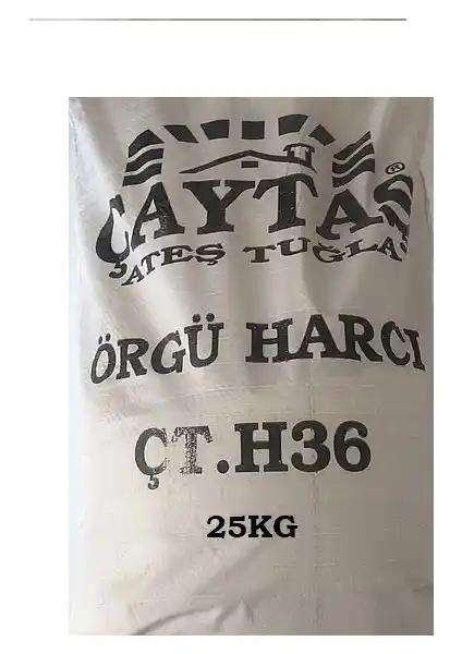 Çaytaş Ateş Tuğlası Şamot Harcı 25 kg ile yüksek performanslı ısı yalıtımı ve dayanıklılık çözümleri
