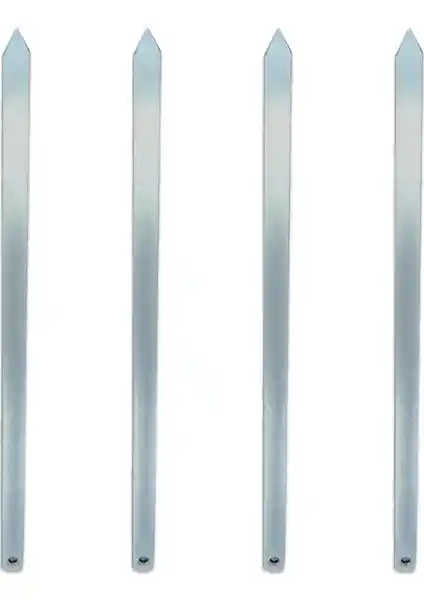 Çevre Mangal Metal Adana Şiş 4'lü: Dayanıklı ve Hijyenik Mangal Aksesuarları