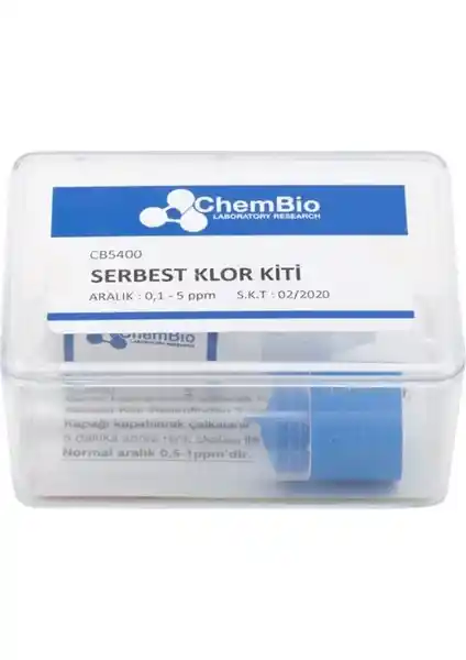 ChemBio Serbest Klor Test Kiti: Hızlı ve Güvenilir Su Klor Analizi Çözümü