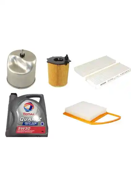 Citroën C-Elysee 1.6 HDI Orijinal Filtre Bakım Seti ile Motor Performansını Koruyun