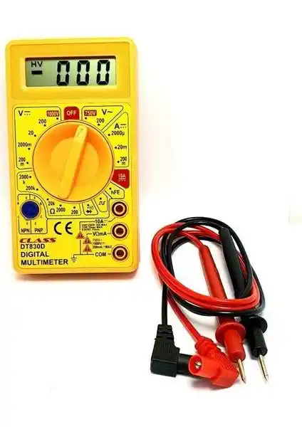 Class DT-830D Dijital Multimetre ile Güvenilir Elektrik ve Elektronik Ölçümleri