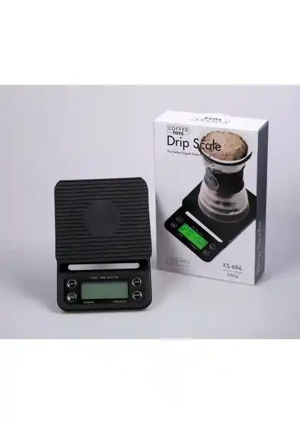 Coffee Toys Dijital Hassas Terazi ile Kahve Hazırlama Sürecinizde Mükemmelliği Yakalayın