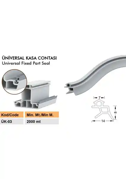 Contacall Kalın Fitil PVC Kapı ve Pencere Contası Yüksek Performanslı Yalıtım Çözümü