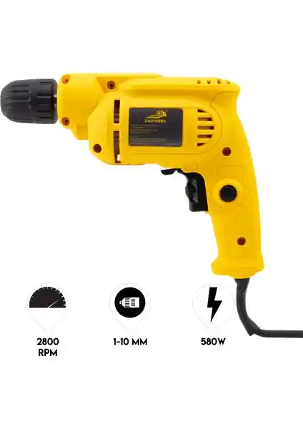 Dawreek 10mm DWE Vidalama: Güçlü ve Dayanıklı Profesyonel Vidalama Matkap Özellikleri