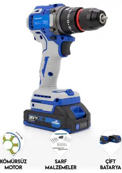 Dawreek 36 V 10 mm Mavi Çelik Mandren: Güçlü ve Kullanımı Kolay El Aleti Tanıtımı