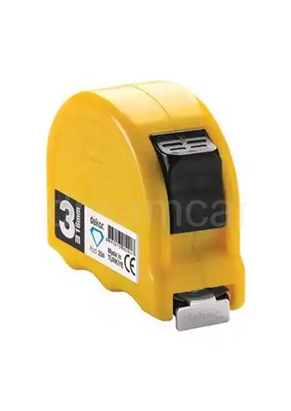 Dekor Şerit Metre 5mX25mm: Dayanıklı ve Kullanımı Kolay Profesyonel Ölçüm Aracı