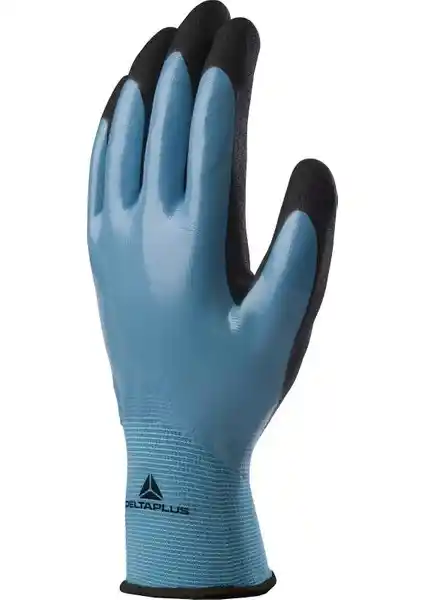Delta Plus Wet & Dry VV636BL Su Geçirmez Nitril İş Eldivenleri Endüstriyel Kullanım İçin