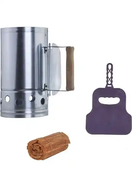 Depolife Mangal Barbekü Yakma Seti Pratik ve Güvenli Mangal Deneyimi İçin Uygun