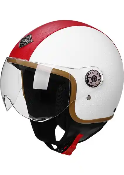 Devils Eye Black Tea Retro Kask: Şık ve Güvenli Tasarım ile Konforlu Sürüş