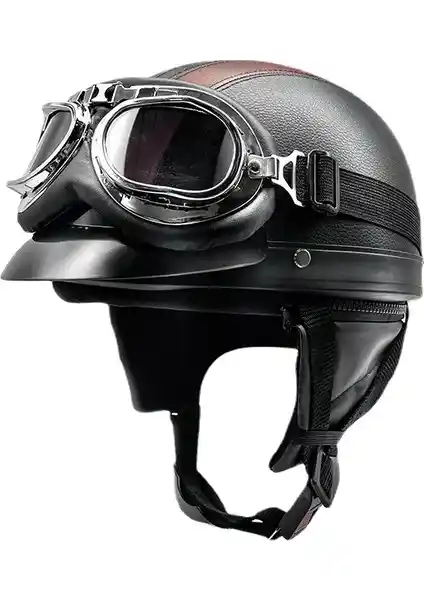 Devils Eye Yarım Kask Güvenlik ve Konforu Bir Arada Sunan Dayanıklı Tasarım