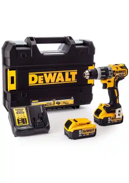 Dewalt DCD796P2-QW 18V/5.0Ah Li-ion Çift Akülü Darbeli Matkap İnşaat ve Tadilat Kullanımı İçin
