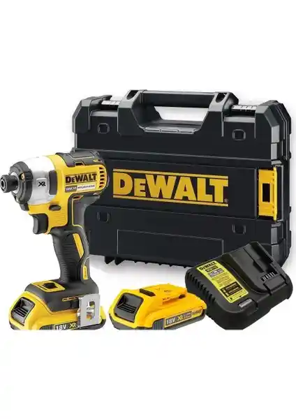 Dewalt DCF887D2-QW 18V/2.0Ah Li-ion Çift Akülü Darbeli Tornavida Profesyonel Kullanım