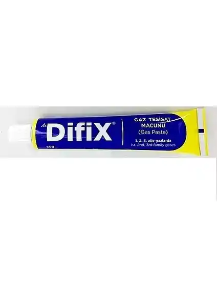 Difix Doğalgaz Macunu 50 gr Tüp: Güvenilir ve Etkili Sızdırmazlık Çözümü