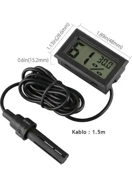 Dijital Sıcaklık ve Nem Ölçer: Kuluçka ve Hayvan Bakımı İçin Güvenilir Çözüm