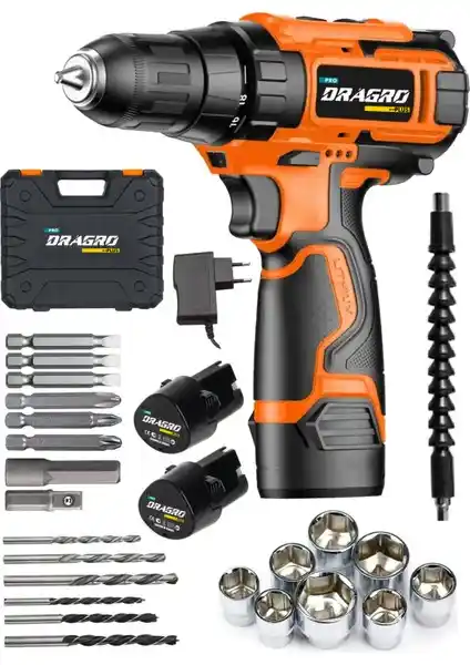 Dragro Germany 58 V 8 Ah Metal Şanzumanlı Çift Akülü Vidalama Matkap İnceleme ve Kullanıcı Yorumları