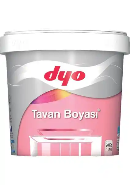 Dyo Tavan Boyası 20 kg İç Mekanlar için Dayanıklı ve Estetik Çözüm
